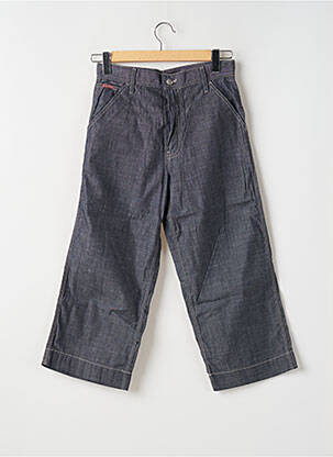 Pantalon 7/8 fermeture zippée sous rabat boutonné gris TEDDY SMITH femme