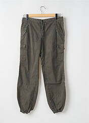 Pantalon cargo vert TEDDY SMITH pour femme seconde vue