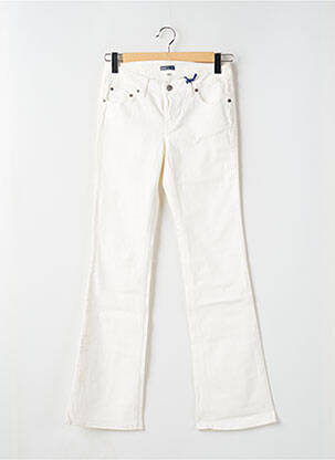 Pantalon droit blanc TEDDY SMITH pour femme