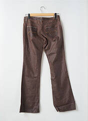 Pantalon droit marron TEDDY SMITH pour femme seconde vue