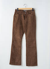 Pantalon droit marron TEDDY SMITH pour femme seconde vue