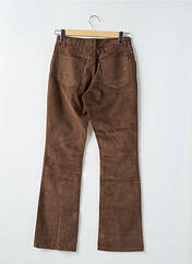 Pantalon droit marron TEDDY SMITH pour femme seconde vue