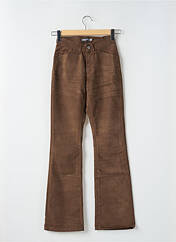 Pantalon droit marron TEDDY SMITH pour femme seconde vue