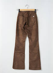 Pantalon droit marron TEDDY SMITH pour femme seconde vue