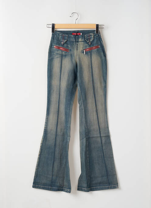 Jeans bootcut poches bleu TEDDY SMITH femme