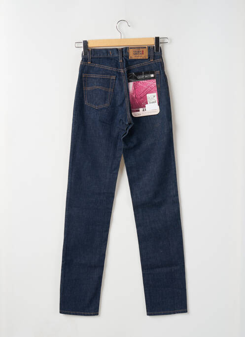 Jeans coupe droite bleu TEDDY SMITH pour femme