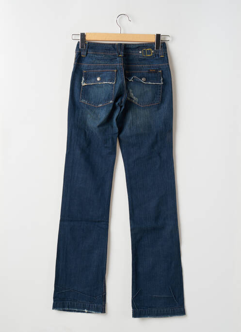 Jeans coupe droite bleu TEDDY SMITH pour femme