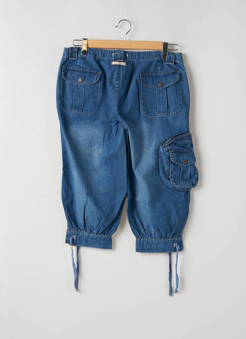 Pantacourt bleu TEDDY SMITH pour femme