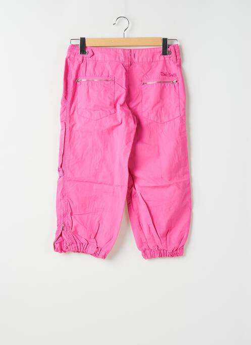 Pantacourt rose TEDDY SMITH pour femme