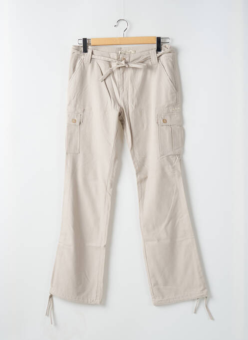 Pantalon cargo beige TEDDY SMITH pour femme