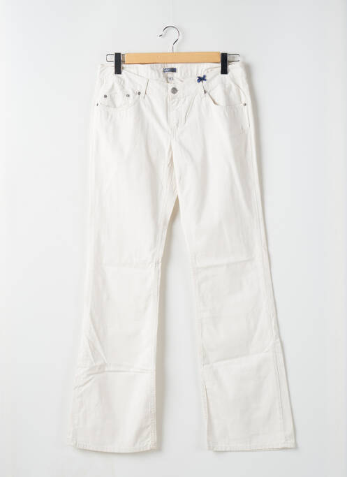 Pantalon droit blanc TEDDY SMITH pour femme