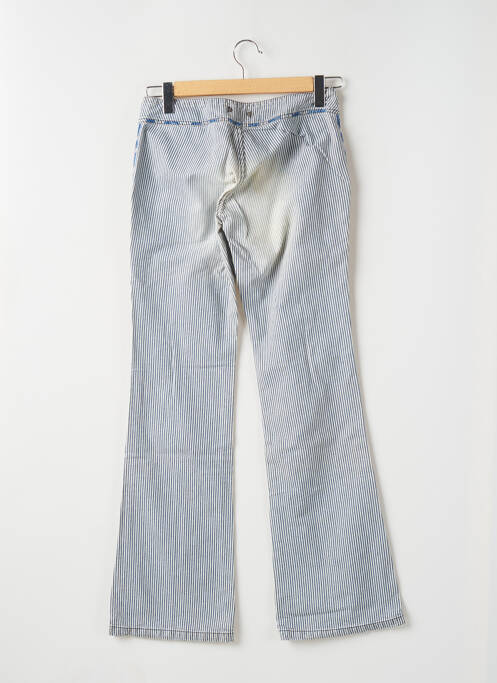 Pantalon droit bleu TEDDY SMITH pour femme