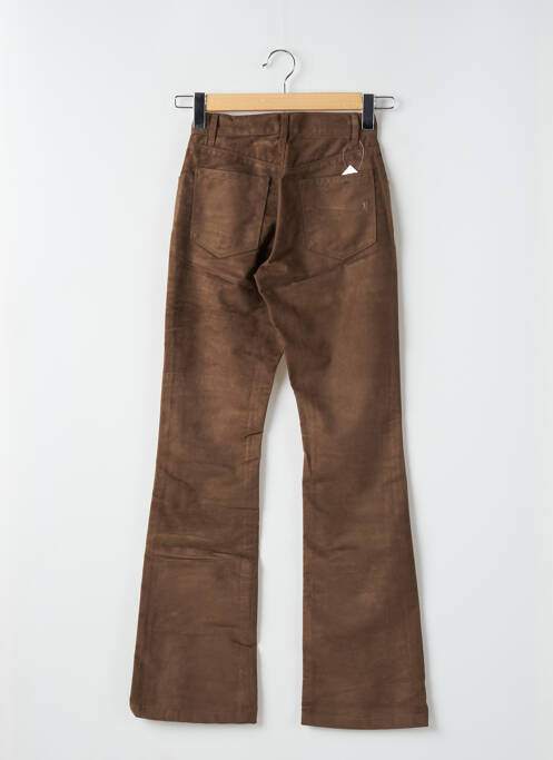 Pantalon droit marron TEDDY SMITH pour femme