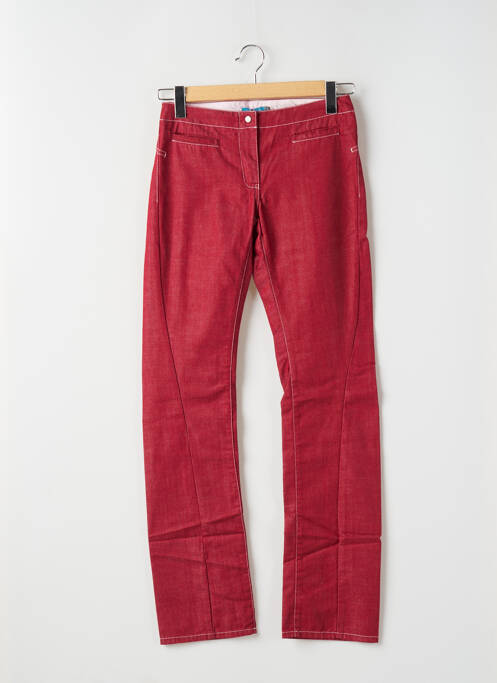 Pantalon slim rouge TEDDY SMITH pour femme