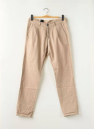 Pantalon chino tissage popeline taille normale beige DR DENIM homme