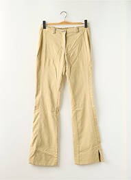 Pantalon droit stretch taille normale beige DDP femme