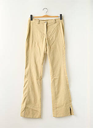 Pantalon droit stretch taille normale beige DDP femme