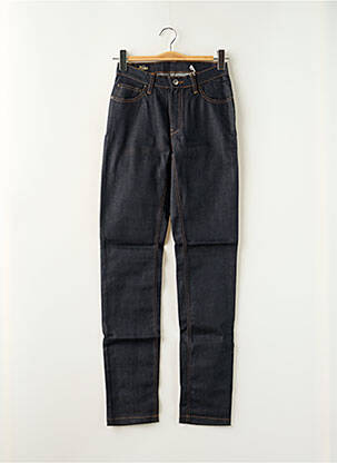 Jeans coupe slim tissage brut taille normale noir DEEP SOUL femme