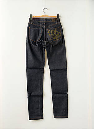 Jeans coupe slim tissage brut taille normale noir DEEP SOUL femme
