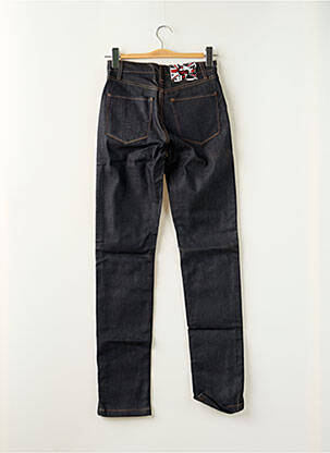 Jeans coupe slim tissage brut taille normale noir DEEP SOUL femme