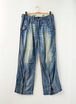 Jeans coupe droite taille normale taille normale bleu FIRETRAP femme