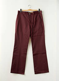 Pantalon chino tissage popeline taille normale rouge FREEMAN T.PORTER homme