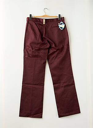 Pantalon chino tissage popeline taille normale rouge FREEMAN T.PORTER homme