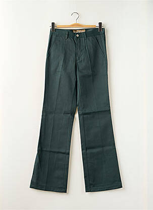 Pantalon chino tissage popeline taille normale vert FREEMAN T.PORTER homme
