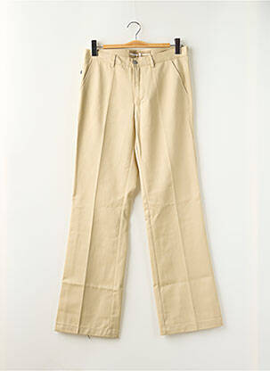 Pantalon chino tissage popeline taille normale beige FREEMAN T.PORTER femme