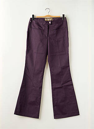 Pantalon flare taille normale taille normale violet FREEMAN T.PORTER femme