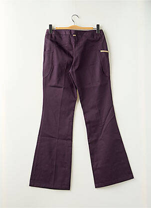 Pantalon flare taille normale taille normale violet FREEMAN T.PORTER femme