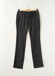 Pantalon chino tissage popeline taille normale gris FREEMAN T.PORTER femme