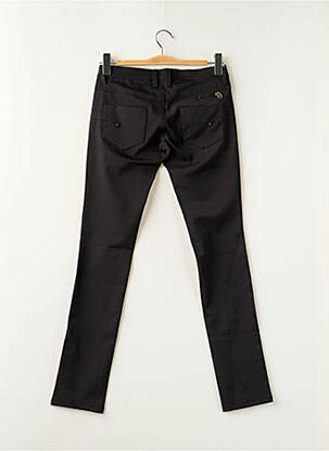 Pantalon slim tissage popeline taille normale noir FREEMAN T.PORTER femme