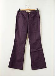 Pantalon flare violet FREEMAN T.PORTER pour femme seconde vue