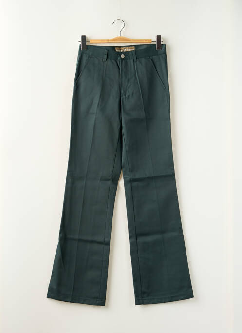Pantalon chino tissage popeline taille normale vert FREEMAN T.PORTER homme