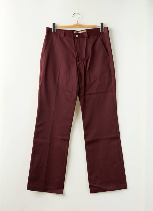 Pantalon chino rouge FREEMAN T.PORTER pour homme