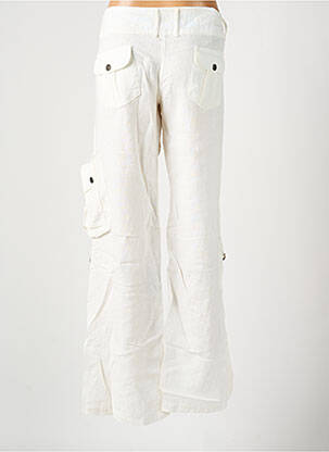 Pantalon cargo taille haute taille haute blanc FREEMAN T.PORTER femme