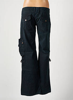 Pantalon cargo coupe droite taille basse noir FREEMAN T.PORTER femme