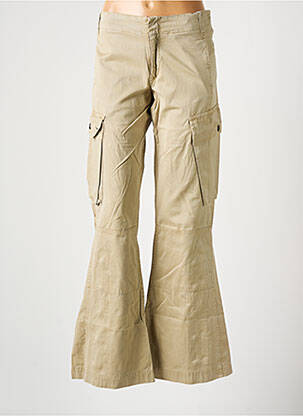 Pantalon cargo tissage popeline taille normale vert FREEMAN T.PORTER femme