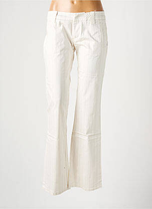 Pantalon chino taille basse taille basse blanc FREEMAN T.PORTER femme