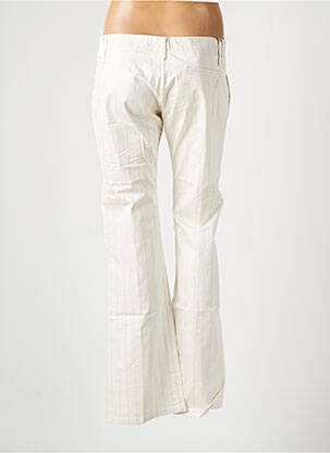 Pantalon flare taille basse taille basse blanc FREEMAN T.PORTER femme