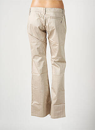 Pantalon flare taille basse taille basse beige FREEMAN T.PORTER femme