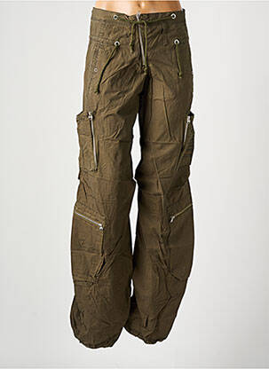 Pantalon cargo taille normale taille normale vert FREEMAN T.PORTER femme