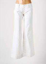 Pantalon flare taille normale taille normale blanc FREEMAN T.PORTER femme