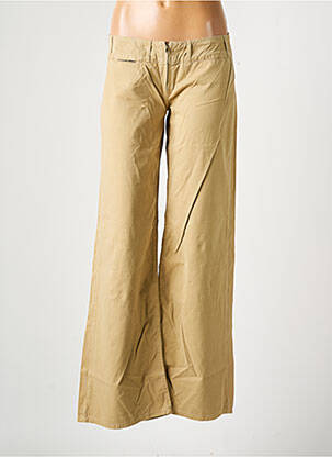 Pantalon flare taille basse taille basse beige FREEMAN T.PORTER femme
