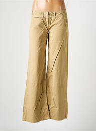 Pantalon flare taille basse taille basse beige FREEMAN T.PORTER femme