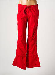 Pantalon flare taille basse taille basse rouge FREEMAN T.PORTER femme