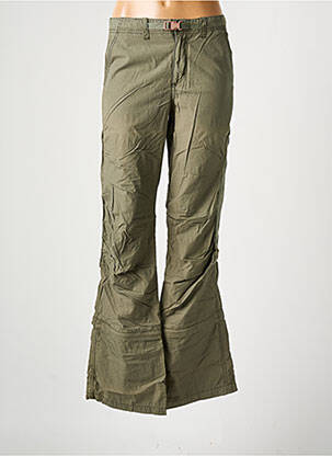 Pantalon flare taille basse taille basse vert FREEMAN T.PORTER femme