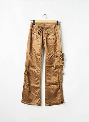 Pantalon cargo coupe droite taille basse marron FREEMAN T.PORTER femme