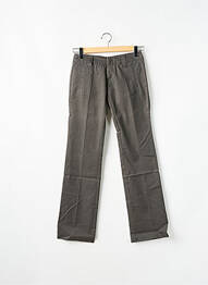 Pantalon chino taille basse taille basse gris FREEMAN T.PORTER femme